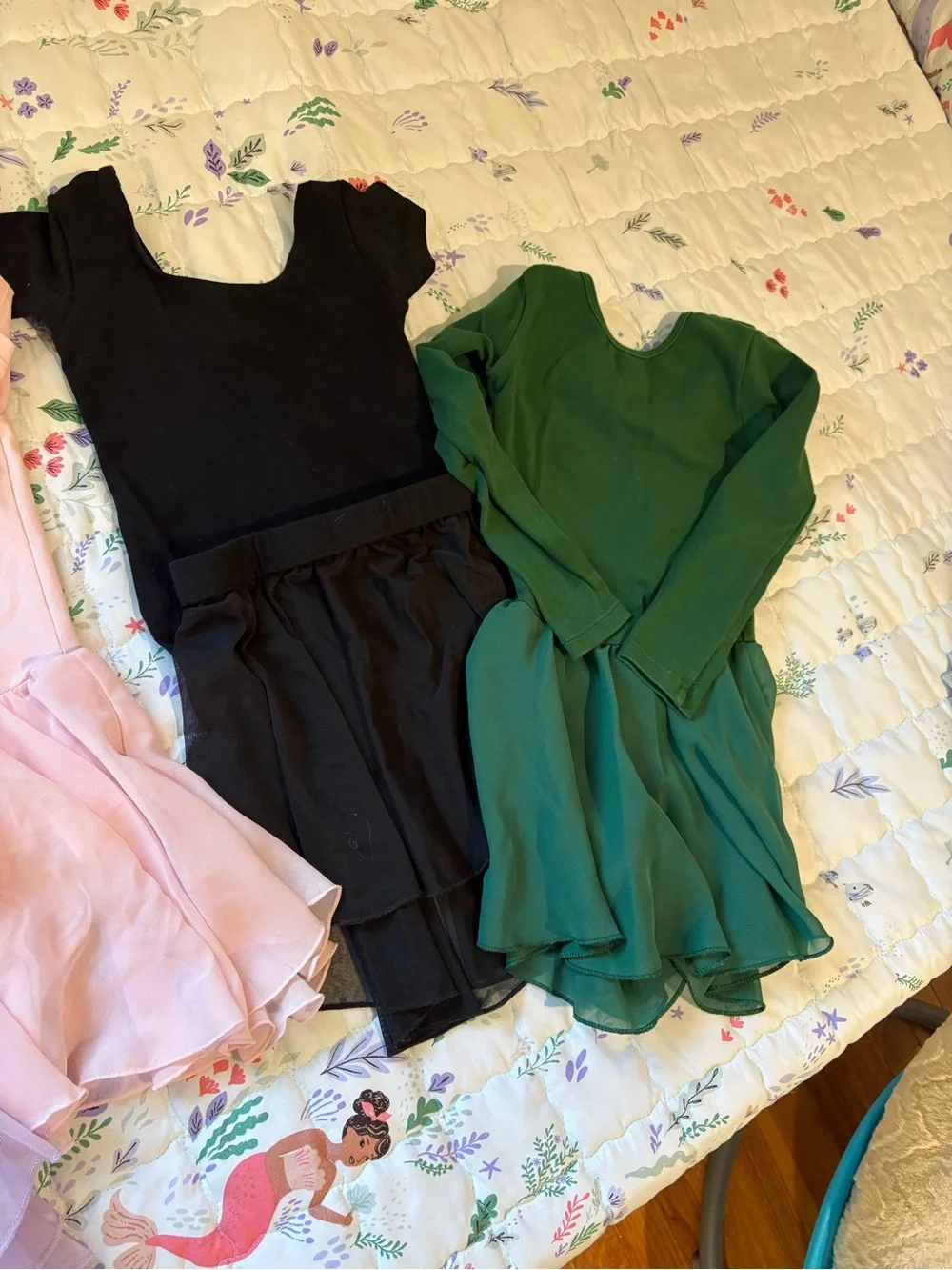 Girls' Sleeveless Tulle Dress BUNDLE - Lilac, Pink, Black, Green